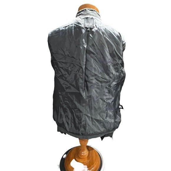 Simply Vera Vera Wang Single Button Blazer Jacket Long Sleeve Size XXL Gray - Picture 4 of 12